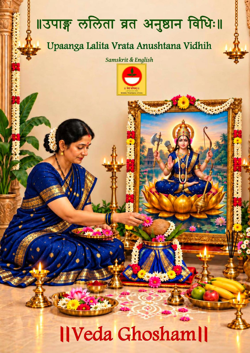 Upaanga Lalita Vrata Anushtana Vidhi (English - Sanskrit)
